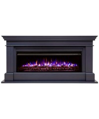 Каминокомплект Онтарио 50 графит (портал Ontario GR-P718 + очаг Premier 50)