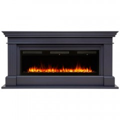 Каминокомплект Онтарио 50 графит (портал Ontario GR-P718  + очаг Emerald 50)