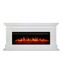 Каминокомплект Онтарио 50 белый (портал Ontario WT-P511 + очаг Premier 50)