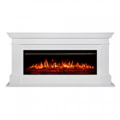 Каминокомплект Онтарио 50 белый (портал Ontario WT-P511 + очаг Premier 50)