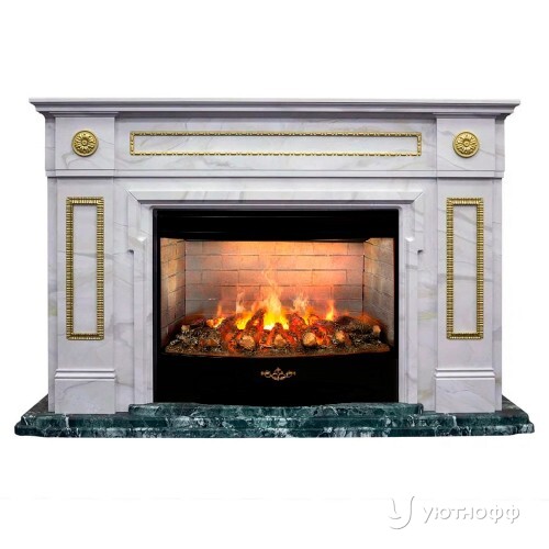 Электрокамин Президент с 3D очагом Firestar 33