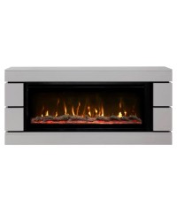 Каминокомплект Сиэтл 42 платиновый (портал Seattle 42 GR-P712 + очаг Safita 42)