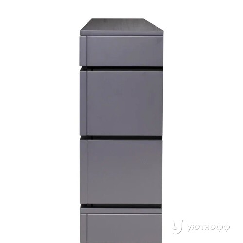 Электрокамин Сиэтл 60 графит с очагом Сафита 60