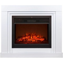 Каминокомплект Стэнли 26 белый (портал RealFlame Stanley WT-P511 + очаг Genius 26)
