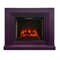 Каминокомплект Стэнли 26 сливовый (портал Stanley 26 PLUM + очаг Aquamarine 26)