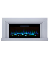 Каминокомплект Стэнли 42 платиновый (портал Stanley GR-P712 + очаг Saphir 42 / Diamond 42)