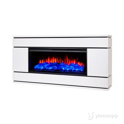 Электрокамин Вега белый с очагом Джокер 45