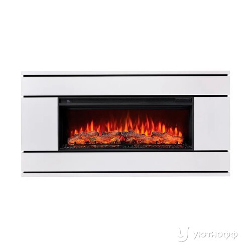 Электрокамин Вега белый с очагом Джокер 45