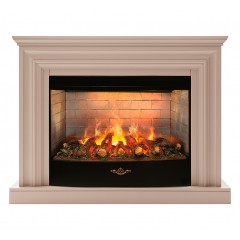 Каминокомплект Вестон 33 кашемир (портал Weston BG-P616 + очаг 3D Firestar 33)