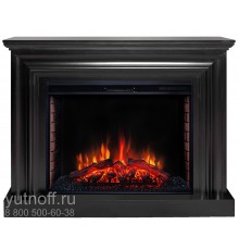 Каминокомплект Вестон 33 черный (портал RealFlame Weston 33 BLM + очаг Epsilon 33 S IR)