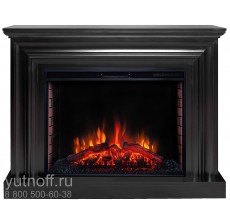 Каминокомплект Вестон 33 черный (портал RealFlame Weston 33 BLM + очаг Epsilon 33 S IR)