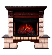 Каминокомплект Болеро 25 античный орех (портал Bolero 25/25.5 NT-317 + очаг Firefield 25 S IR)