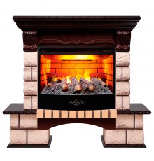 Каминокомплект Болеро 25.5 античный орех (портал Bolero 25.5 NT-317 + очаг Firestar 25.5 3D)