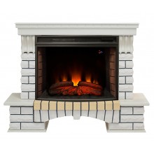 Каминокомплект Кантри 33 белый (портал RealFlame Country 33 WT + Firespace 33/33W S IR)