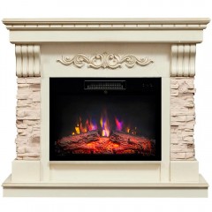 Каминокомплект Марсель Люкс 24 (портал RealFlame Marseille Luxe 24 + очаг Kendal)