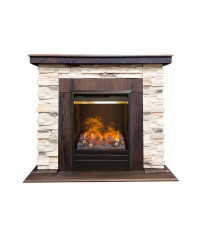 Каминокомплект Норд 3Д орех (портал Nord NT-F316 + очаг 3D Olympic)