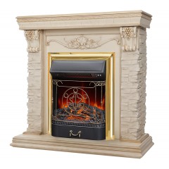 Каминокомплект Патриция (портал Patricia STD/EUG WT + очаг Fobos / Majestic)