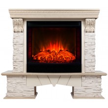 Каминокомплект Роклэнд Люкс 25.5 (портал Rockland Lux + очаг Sparta / Evrika 25.5 LED)