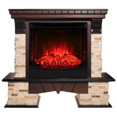 Каминокомплект Роклэнд 25.5 (портал RealFlame Rockland + очаг Sparta / Evrika 25.5 LED)