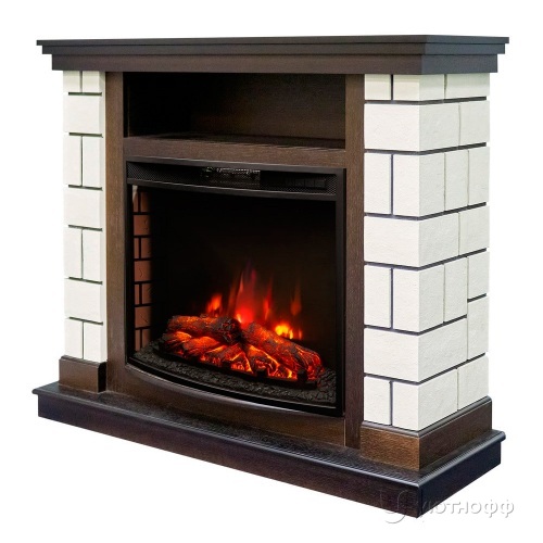 Электрокамин Салерно 25.5 с очагом Sparta / Evrika 25.5 на выбор