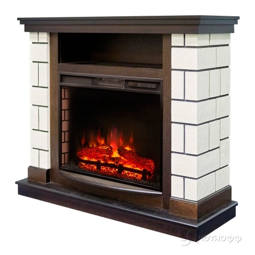 Электрокамин Салерно 25.5 с очагом Sparta / Evrika 25.5 на выбор