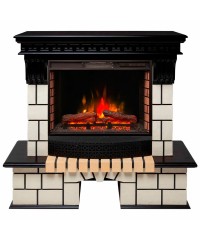 Каминокомплект Стоун 25.5 (портал Stone 25.5 AO + Sparta / Evrika 25.5 LED)