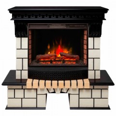 Каминокомплект Стоун 25.5 (портал Stone 25.5 AO + Sparta / Evrika 25.5 LED)