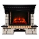 Электрокамин Стоун 26 с широким очагом 26 на выбор