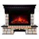 Электрокамин Стоун 26 с широким очагом 26 на выбор