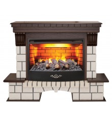 Каминокомплект Стоун 25.5 (портал Stone 25.5 AO + очаг 3D Firestar 25.5)