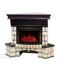 Угловой каминокомплект Стоун 25 (портал Stone Corner 25 + очаг Firefield 25 S IR)