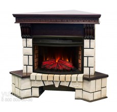 Угловой каминокомплект Стоун 25 (портал Stone Corner 25 + очаг Firefield 25 S IR)