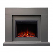 Каминокомплект Линделс 25.5 серый графит (портал Lindelse GR-P718 + очаг Saphir 25,5)