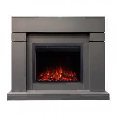 Каминокомплект Линделс 25.5 серый графит (портал Lindelse GR-P718 + очаг Saphir 25,5)