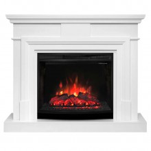 Каминокомплект Марко 25.5 белый (портал RealFlame Marco 25.5 WT + очаг Sparta 25.5 / Evrika 25,5)