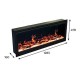 Электроочаг Fireluxe-S 50 встраиваемый линейный