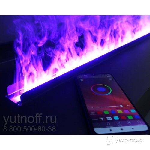 Встраиваемый электроочаг 3D Cassette 1000 LED RGB разноцветный Встраиваемый электроочаг 3D Cassette 1000 LED RGB разноцветный