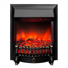 Электрокамин Fobos Lux Black RC (очаг Фобос светодиодный с пультом)