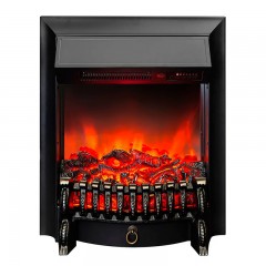 Электрокамин Fobos Lux Black RC (очаг Фобос светодиодный с пультом)