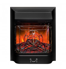 Электрокамин Majestic Lux Black S (очаг Маджестик Люкс со звуком)