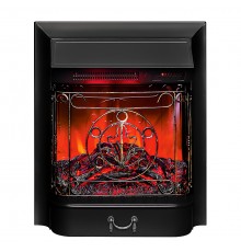 Электрокамин Majestic Lux Black RC светодиодный (очаг Маджестик с пультом)