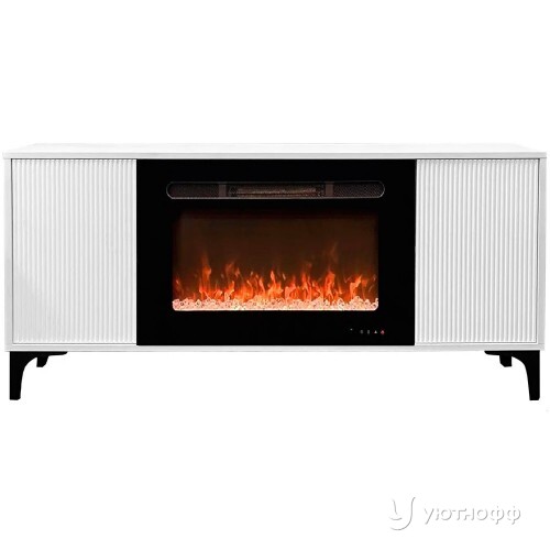 Тумба-камин Наоми с очагом Альфа Кристал