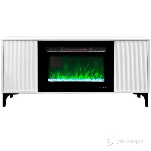 Тумба-камин Наоми с очагом Альфа Кристал