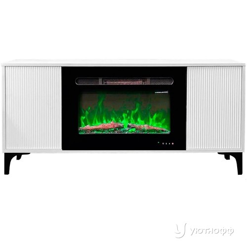 Тумба-камин Наоми с очагом Альфа Лог