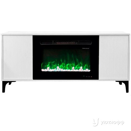 Тумба-камин Наоми с очагом Альфа Пебл