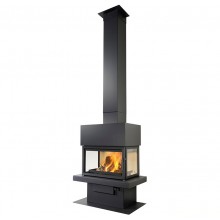 Дровяная печь Rocal Calor LL-15C (Калор LL-15С)