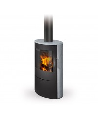 Дровяная печь Romotop Ovalis (Овалис) камень