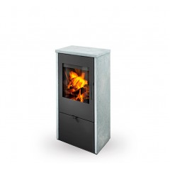 Дровяная печь Romotop Alpera (Алпера) F 02 камень