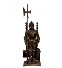 Каминный набор Royal Flame T50010AGK Рыцарь (черный/золотая патина)