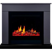 Каминокомплект Берген графит (портал Bergen + очаг 5D V-ART 25)